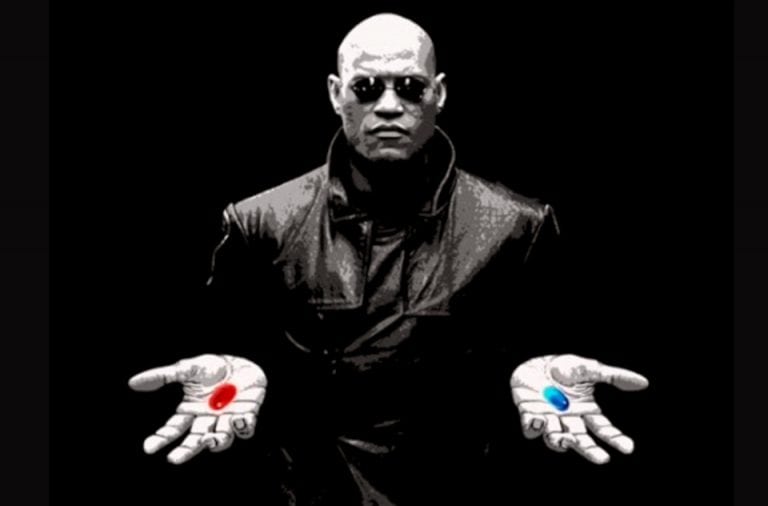 blue and red pill matrix